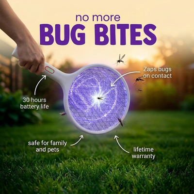 HaloWand™ 2-in-1 Bug Swatter